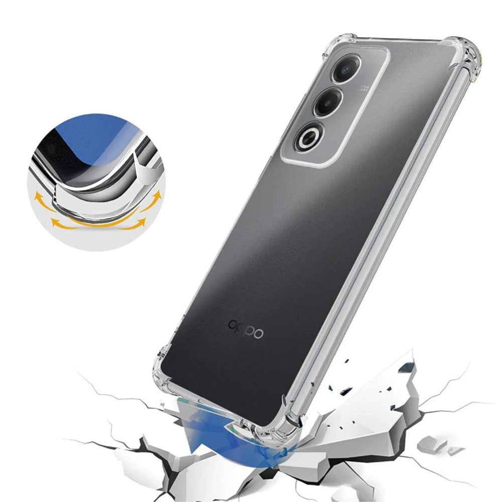 Θήκη για Oppo A80, Techsuit, Ανθεκτική σε Κρούσεις Διαφανής, Διάφανη