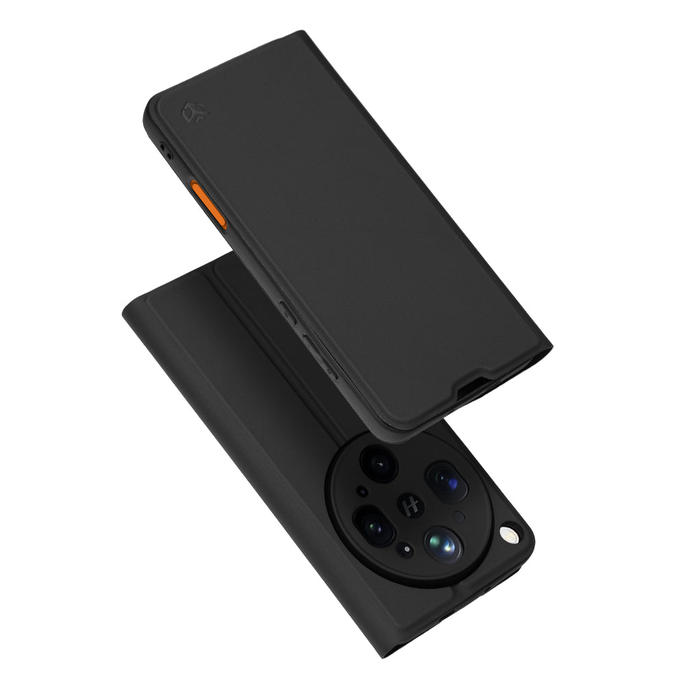 Θήκη για Oppo Find X9 Ultra, Techsuit, Magskin Book, Μαύρη