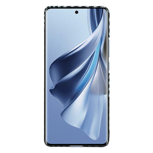 Θήκη για Oppo Reno10 / Reno10 Pro, Techsuit, Carbonite FiberShell, Μαύρο Γκρι