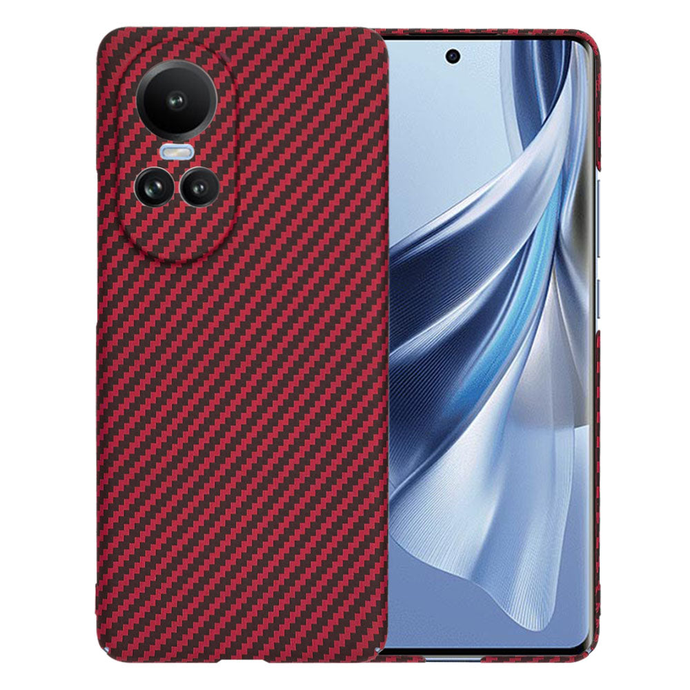 Θήκη για Oppo Reno10 / Reno10 Pro, Techsuit, Carbonite FiberShell, Κόκκινο