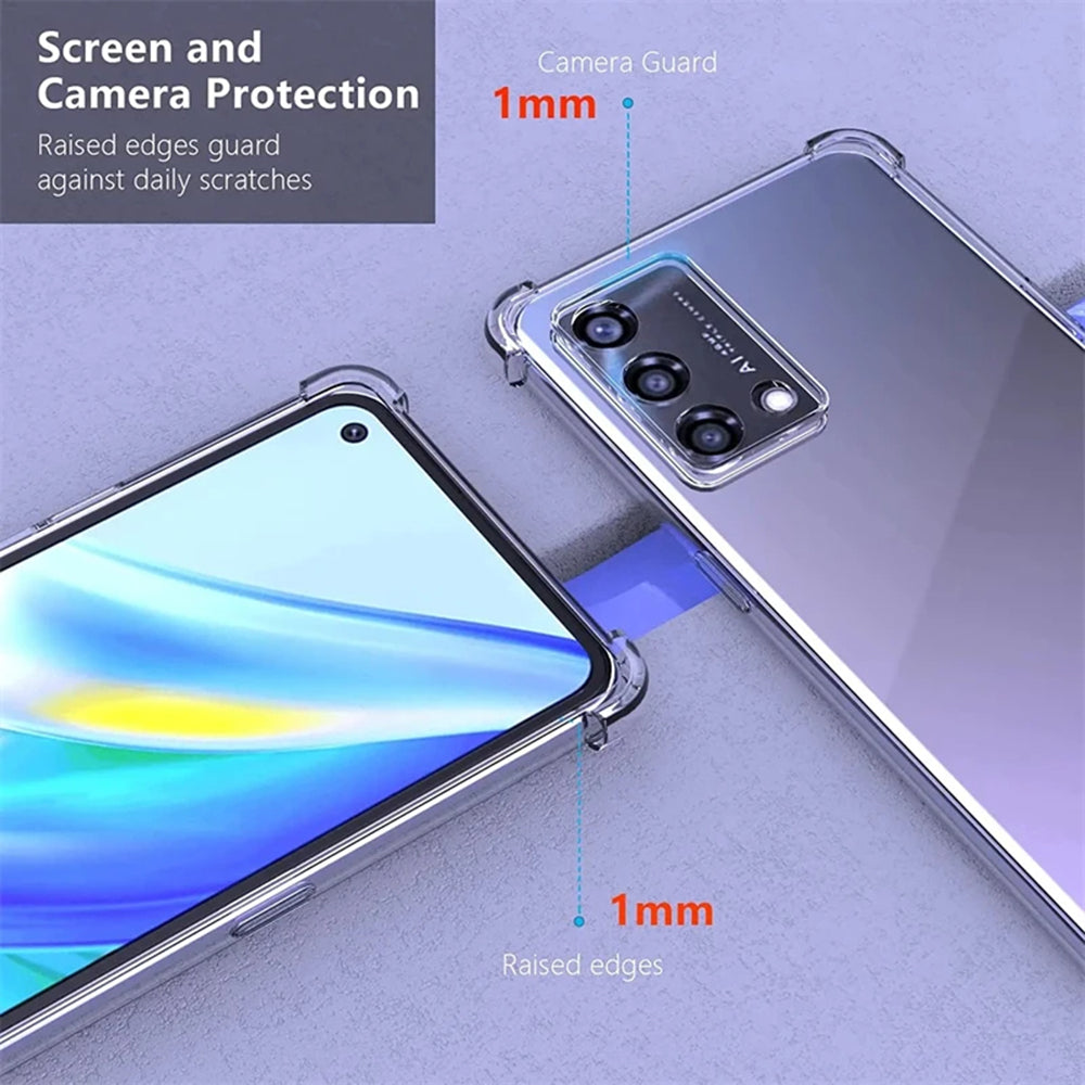 Θήκη για Oppo Reno10 / Reno10 Pro, Techsuit, Ανθεκτική σε Κρούσεις Διαφανής, Διάφανη