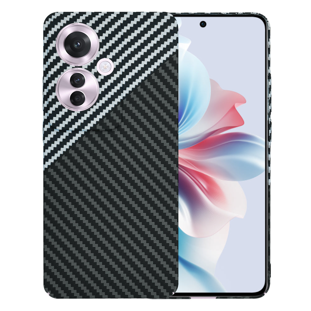 Θήκη για Oppo Reno11 F, Techsuit, Carbonite FiberShell, Μαύρο Γκρι