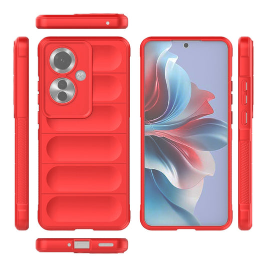 Θήκη για Oppo Reno11 F, Techsuit, Magic Shield, Κόκκινο