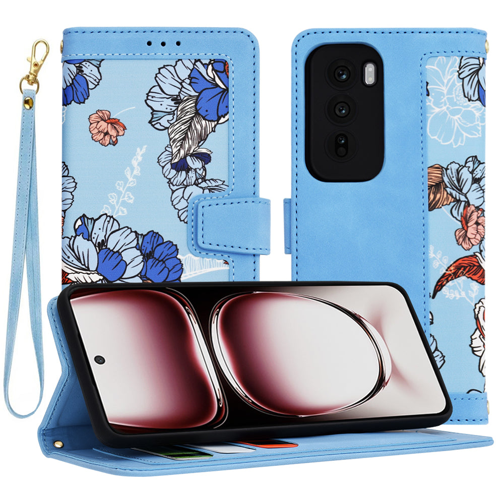 Θήκη για Oppo Reno12 Pro, Techsuit, FlipCraft, Μπλε