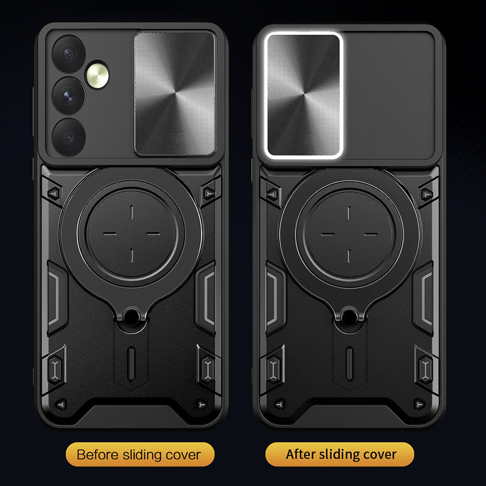 Θήκη για Oppo Reno12, Techsuit, CamGuard Pro, Ροζ Χρυσό