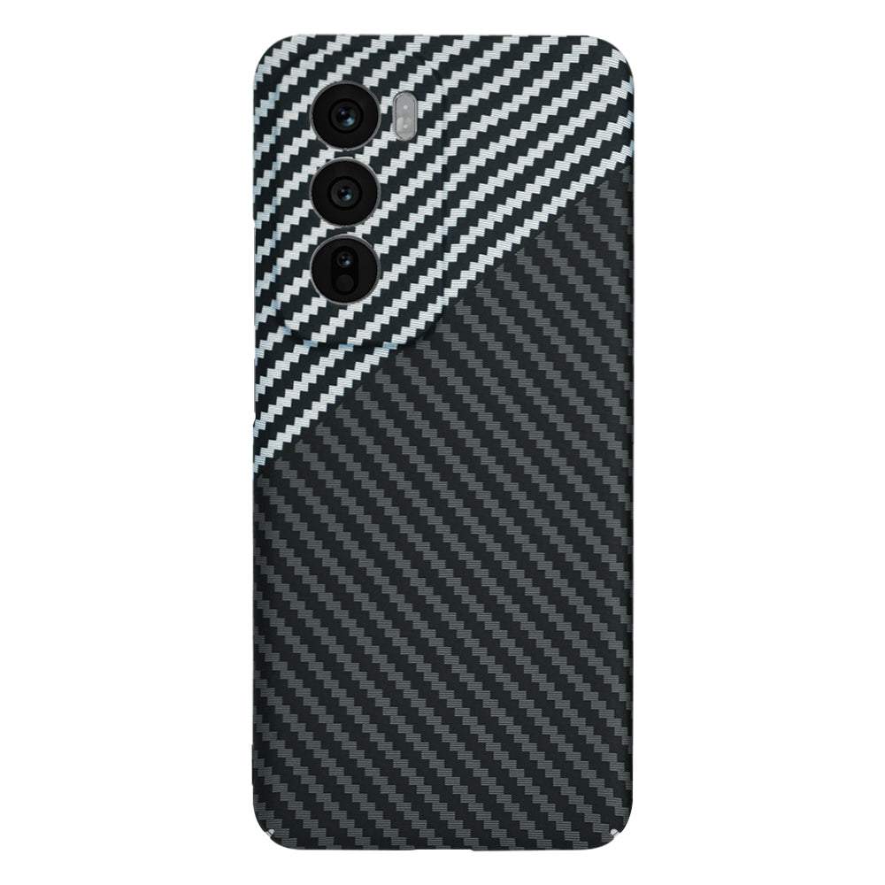 Θήκη για Oppo Reno12, Techsuit, Carbonite FiberShell, Μαύρο Γκρι
