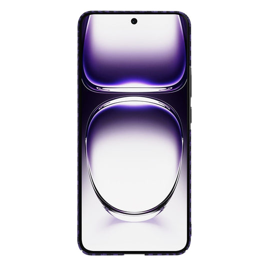 Θήκη για Oppo Reno12, Techsuit, Carbonite FiberShell, Μωβ