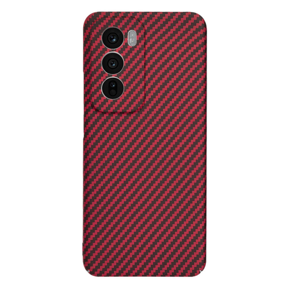 Θήκη για Oppo Reno12, Techsuit, Carbonite FiberShell, Κόκκινο