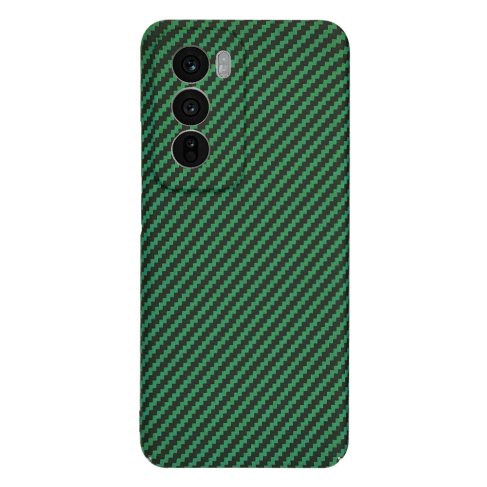 Θήκη για Oppo Reno12, Techsuit, Carbonite FiberShell, Πράσινο