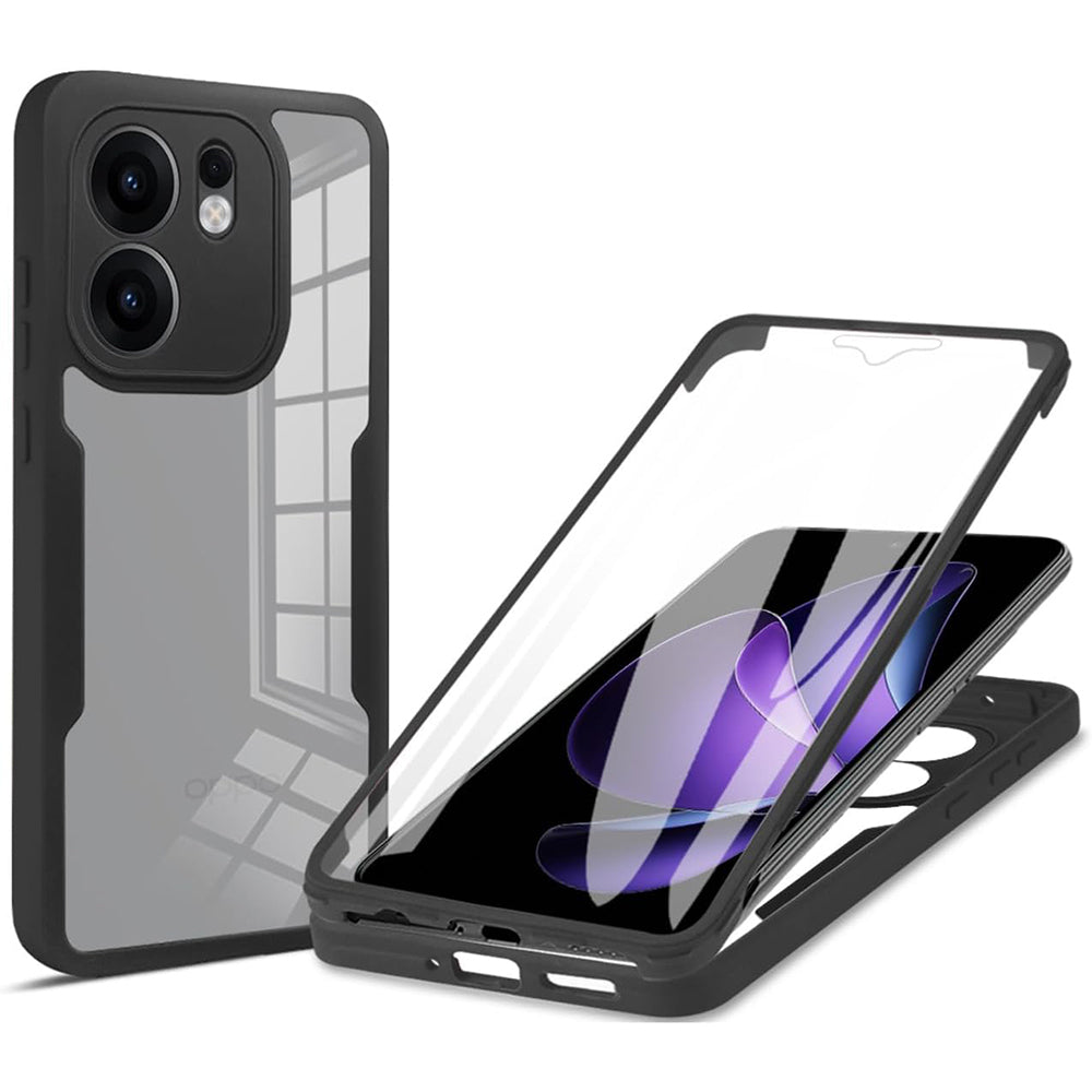 Θήκη για Oppo Reno13 FS 5G / Reno13 F 4G / Reno13 F, Techsuit, ColorVerse 360, Μαύρο