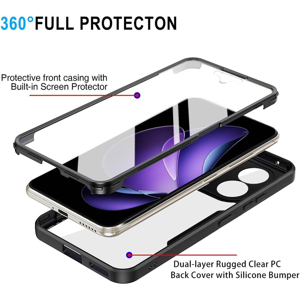 Θήκη για Oppo Reno13 FS 5G / Reno13 F 4G / Reno13 F, Techsuit, ColorVerse 360, Ροζ