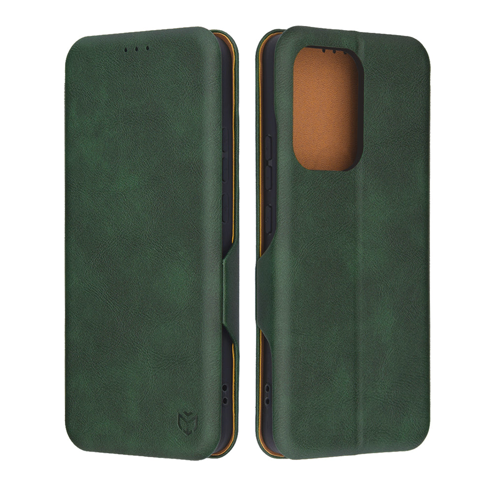 Θήκη για Oppo Reno13 FS 5G / Reno13 F 4G / Reno13 F, Techsuit, Safe Wallet Plus, Πράσινο