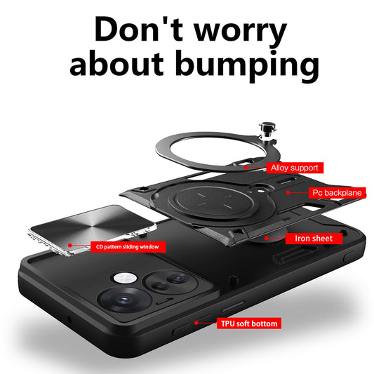 Θήκη για Oppo Reno13 Pro, Techsuit, CamGuard Pro, Μωβ