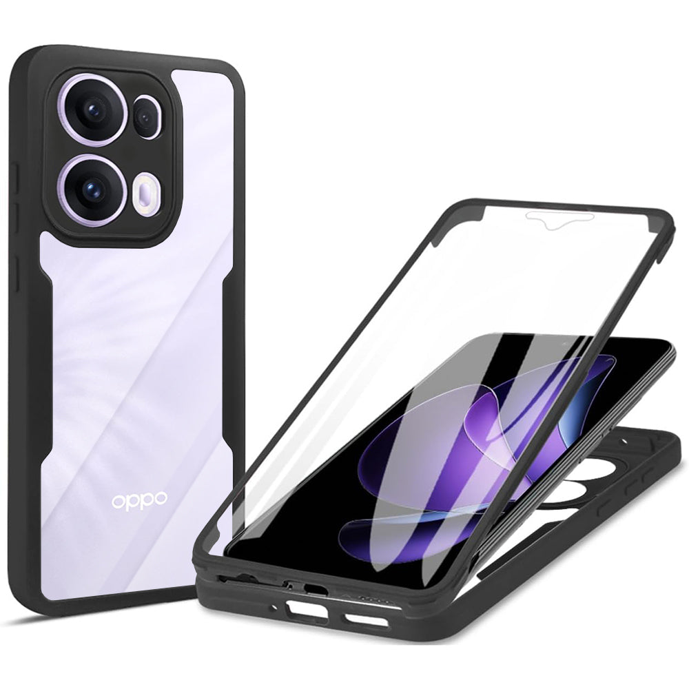 Θήκη για Oppo Reno13 Pro, Techsuit, ColorVerse 360, Μαύρο