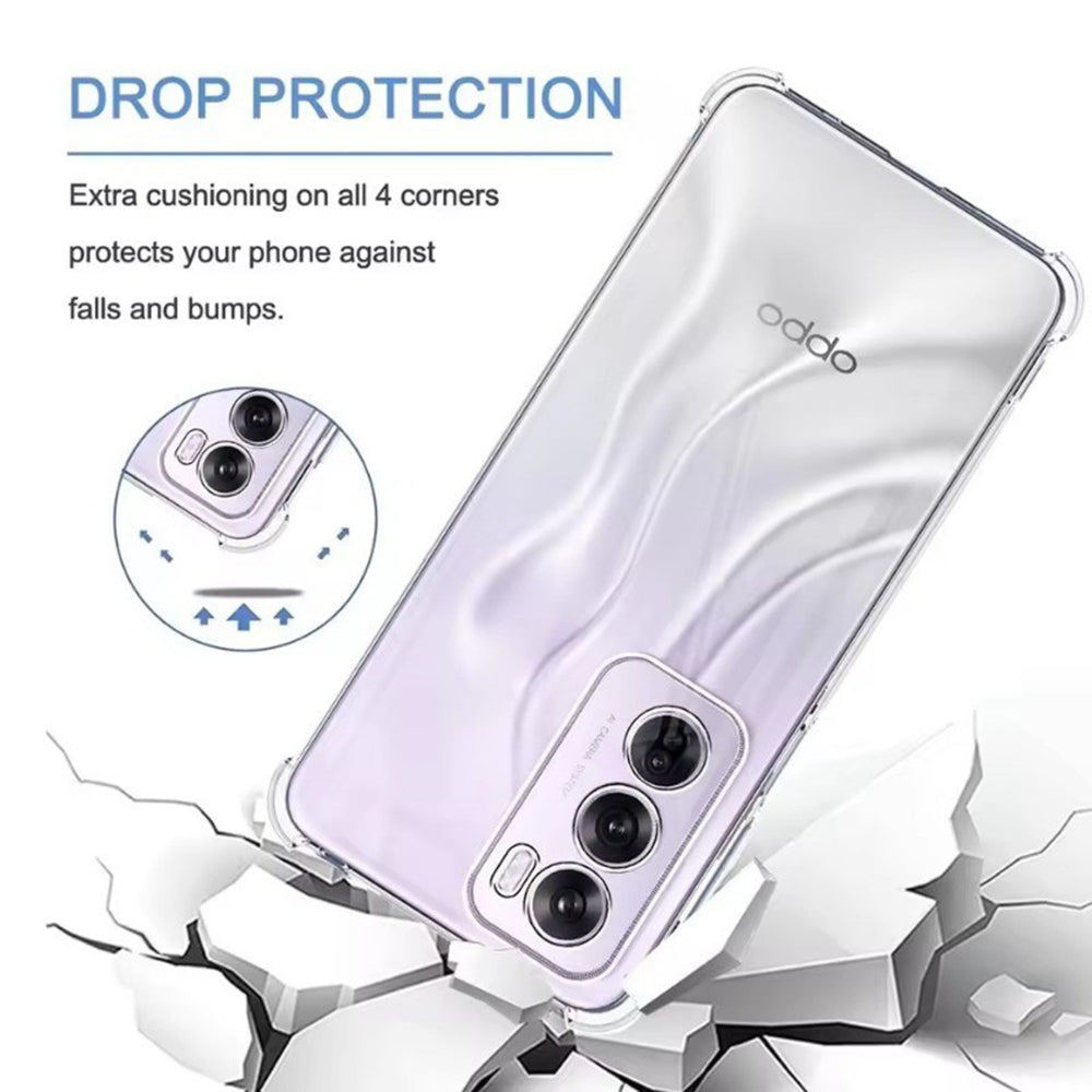 Θήκη για Oppo Reno13 Pro, Techsuit, Ανθεκτική σε Κρούσεις Διαφανής, Διάφανη