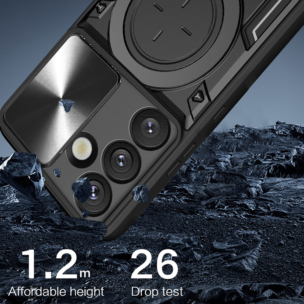 Θήκη για Oppo Reno15 FS / Reno15 F, Techsuit, CamGuard Pro, Μαύρη