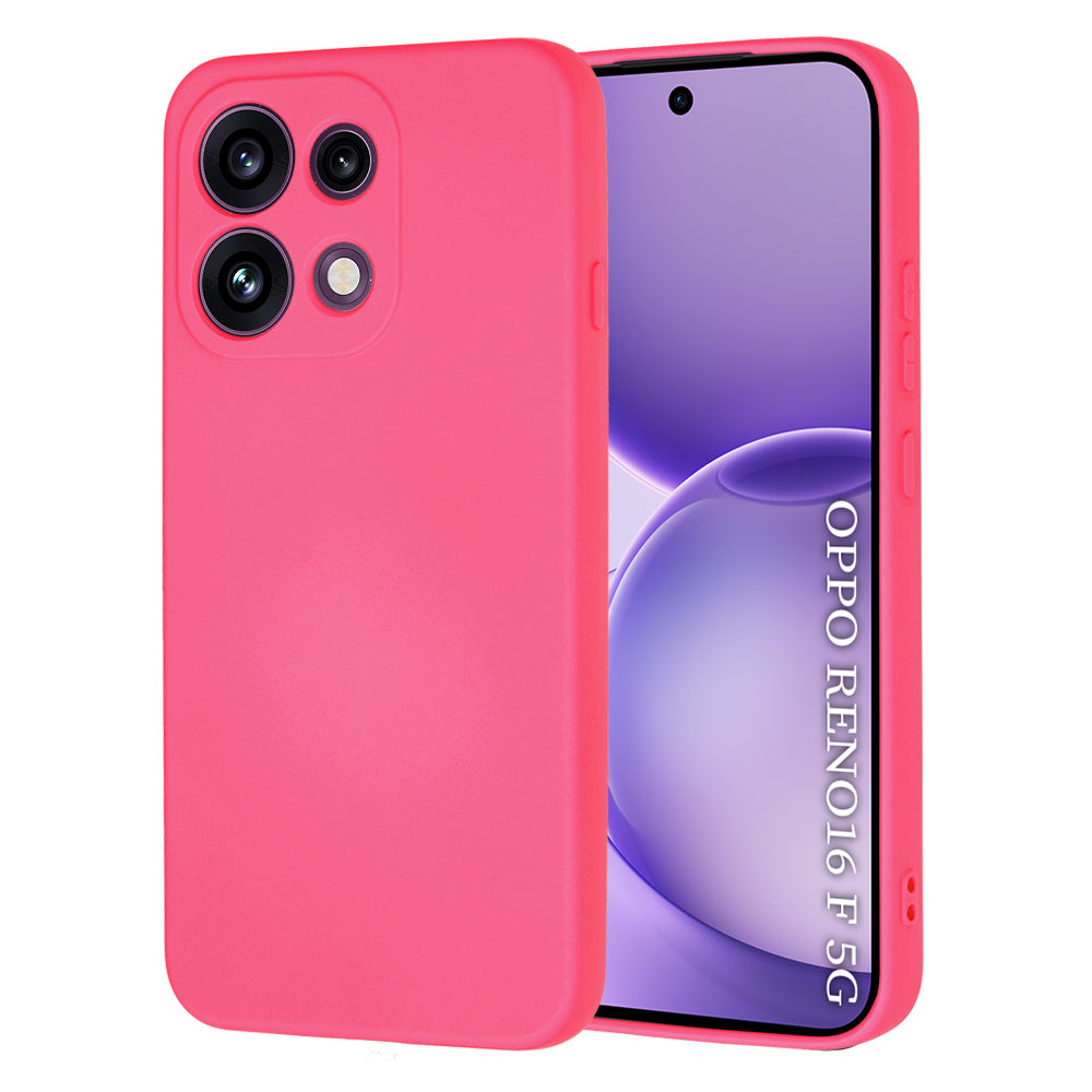 Θήκη για Oppo Reno16 F / Reno16 FS, Techsuit, SoftFlex, Σκούρο Ροζ