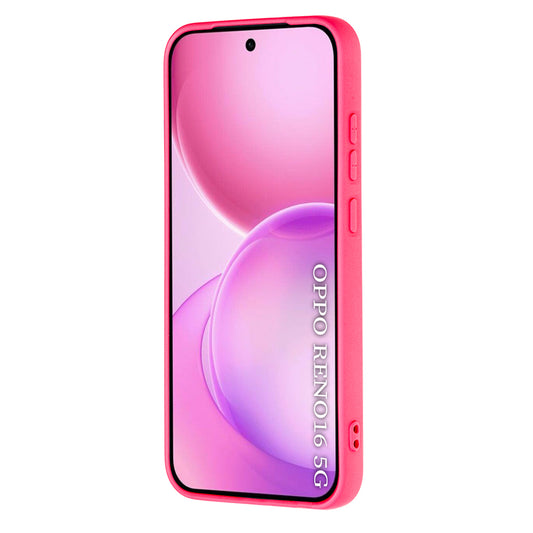 Θήκη για Oppo Reno16, Techsuit, SoftFlex, Σκούρο Ροζ