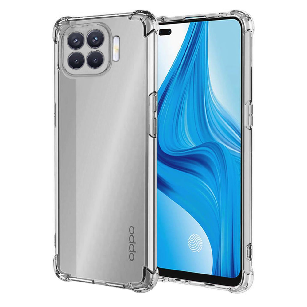 Θήκη για Oppo Reno4 Lite, Techsuit, Ανθεκτική σε Κρούσεις Διαφανής, Διάφανη