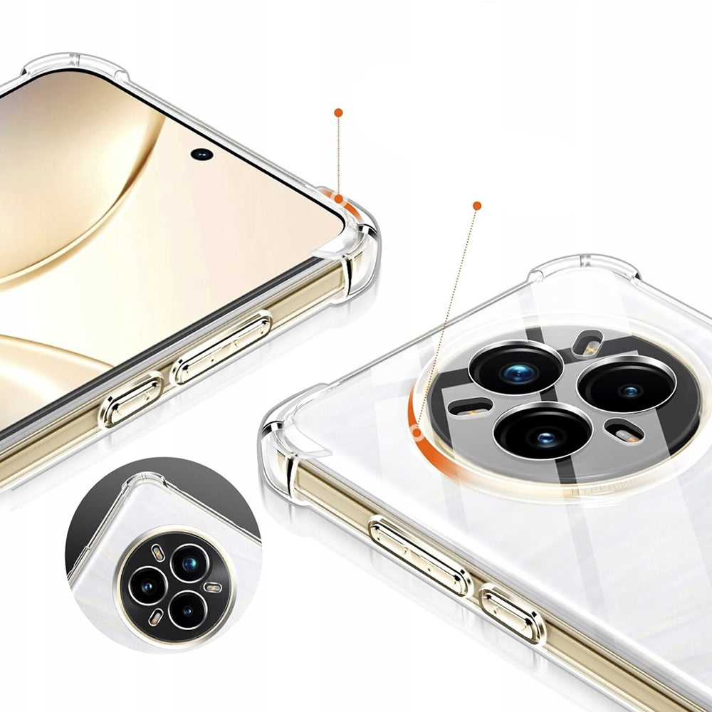Θήκη για Realme 14 Pro+, Techsuit, Ανθεκτική σε Κρούσεις Διαφανής, Διάφανη