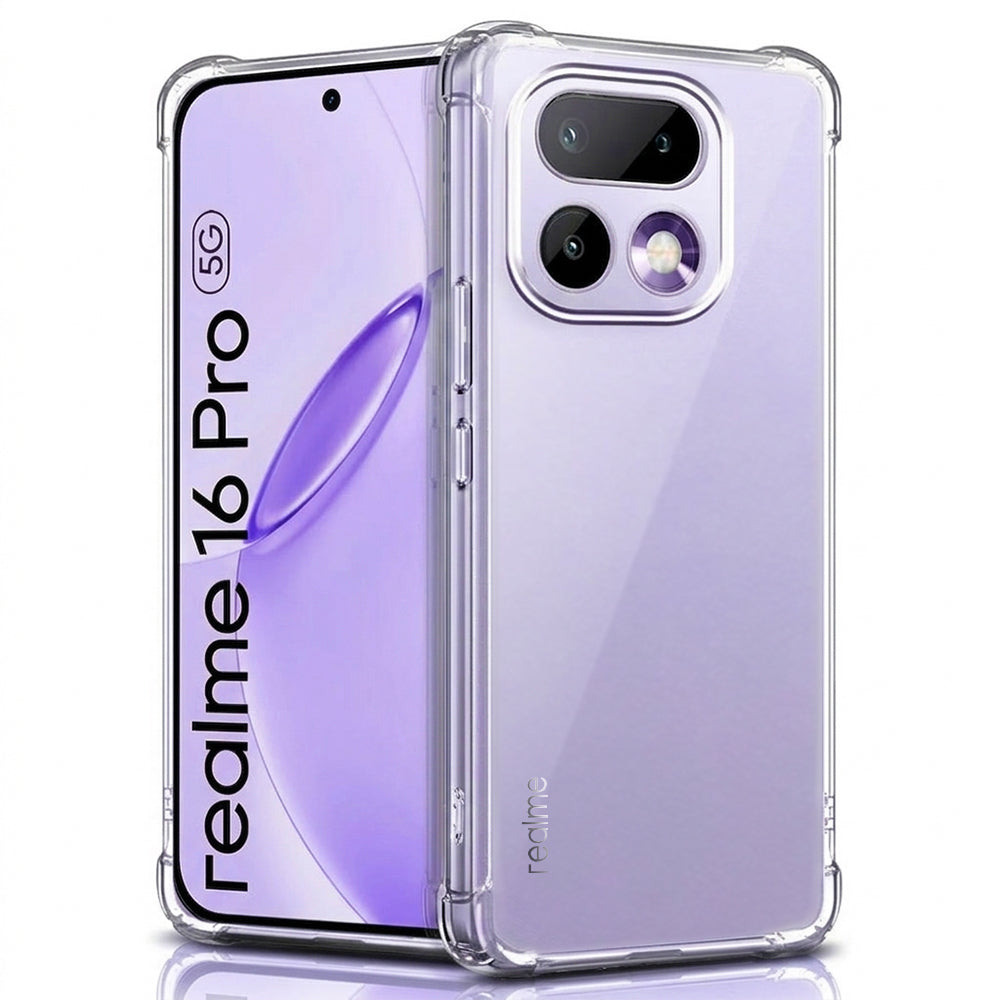 Θήκη για Realme 16 Pro, Techsuit, Shockproof Clear, Διαφανής