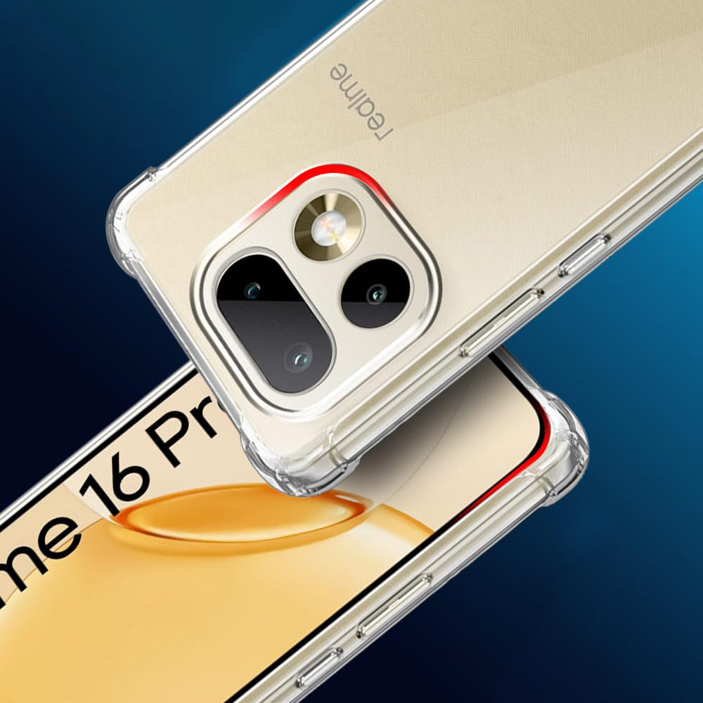 Θήκη για Realme 16 Pro, Techsuit, Shockproof Clear, Διαφανής