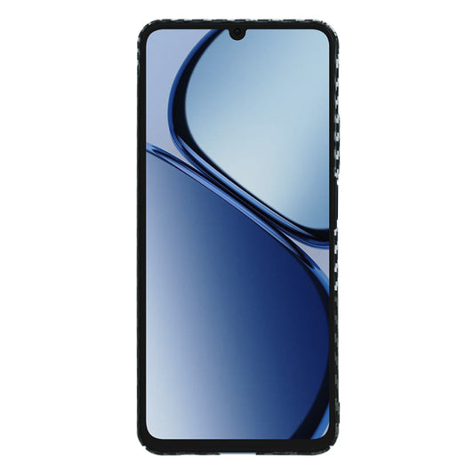 Case for Realme C63 / C61, Techsuit, Carbonite FiberShell, Black Gray