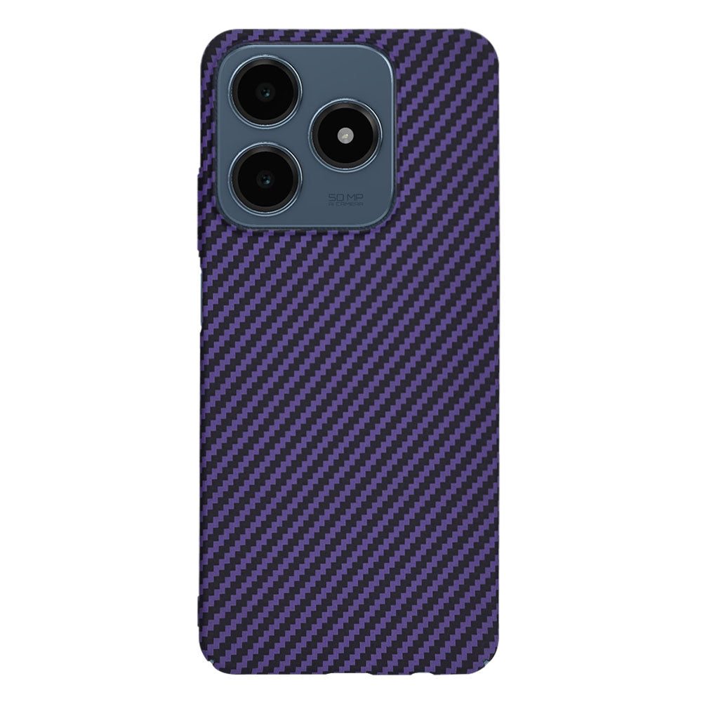 Θήκη για Realme C63 / C61, Techsuit, Carbonite FiberShell, Μωβ
