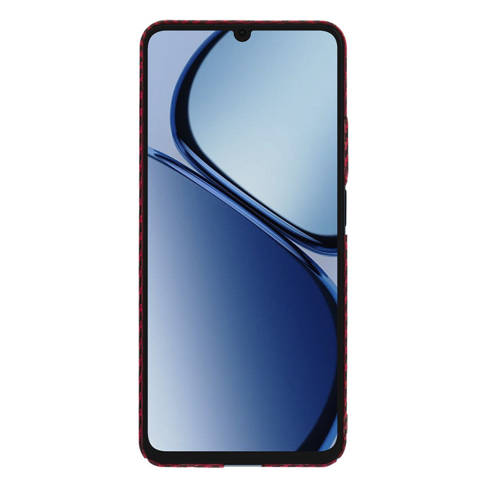 Θήκη για Realme C63 / C61, Techsuit, Carbonite FiberShell, Κόκκινο