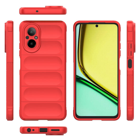 Θήκη για Realme C67 4G, Techsuit, Magic Shield, Κόκκινο