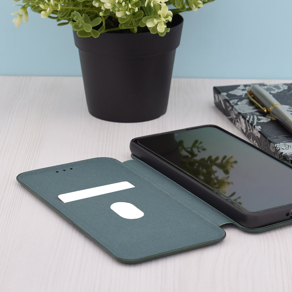 Θήκη για Realme C67 4G, Techsuit, Safe Wallet Plus, Πράσινο