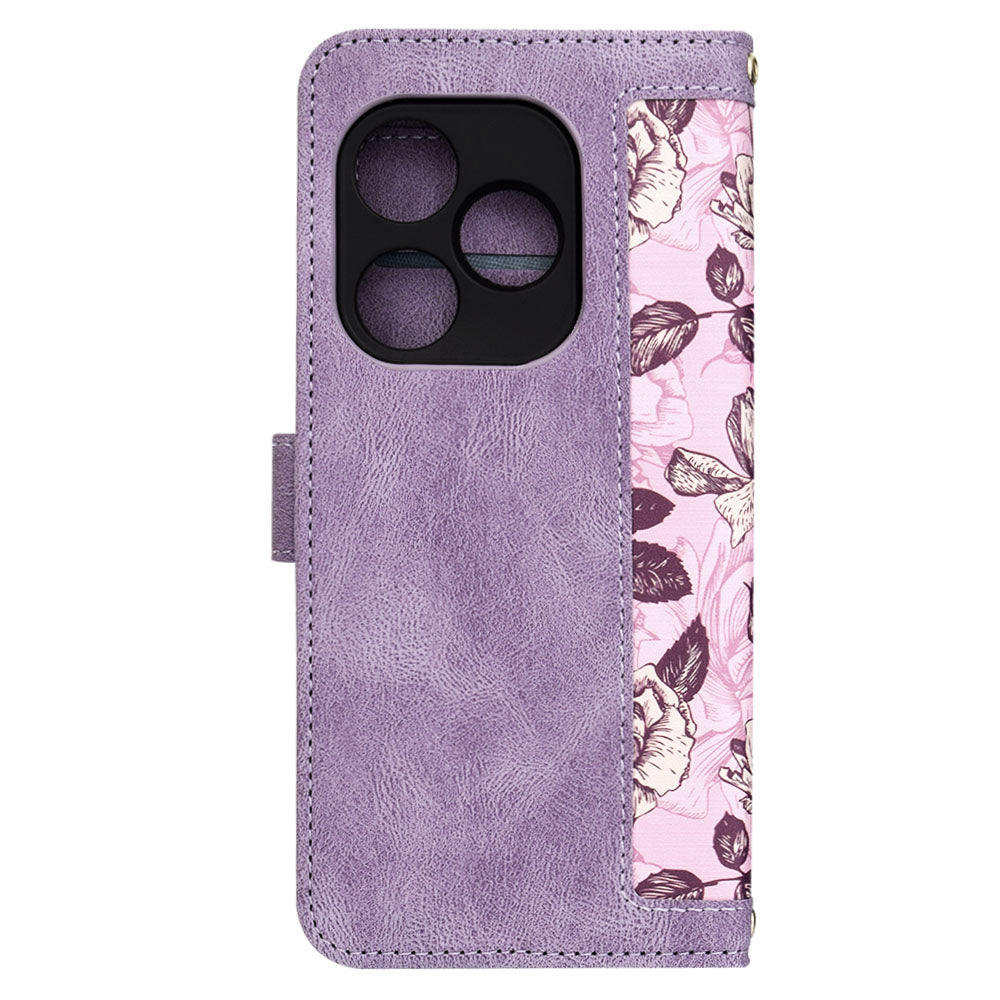 Θήκη για Realme GT 6T / GT 6, Techsuit, FlipCraft, Μωβ