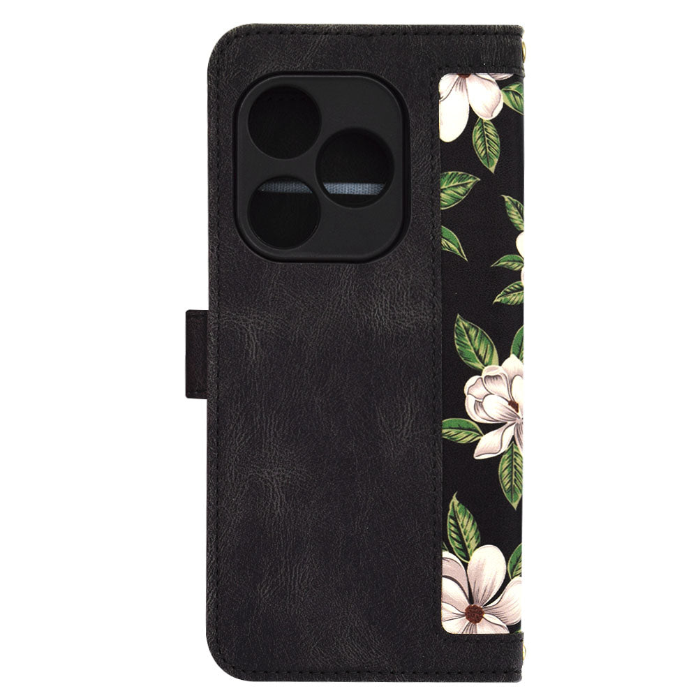 Θήκη για Realme GT 6T / GT 6, Techsuit, FlipCraft, Μαύρη