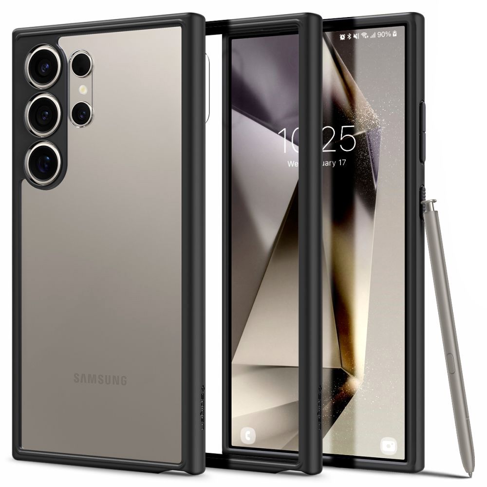 Θήκη για Samsung Galaxy S24 Ultra S928, Spigen, Ultra Hybrid, Ματ Μαύρη ACS07295