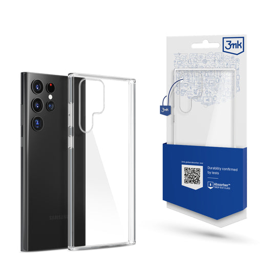 Θήκη για Samsung Galaxy S22 Ultra 5G S908, 3MK, Διαφανής, Διαφανής