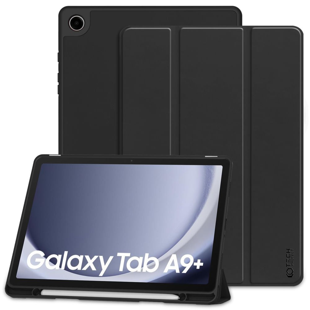 Θήκη για Samsung Galaxy Tab A11+ / Tab A9+, Tech-Protect, SC PEN, Μαύρη
