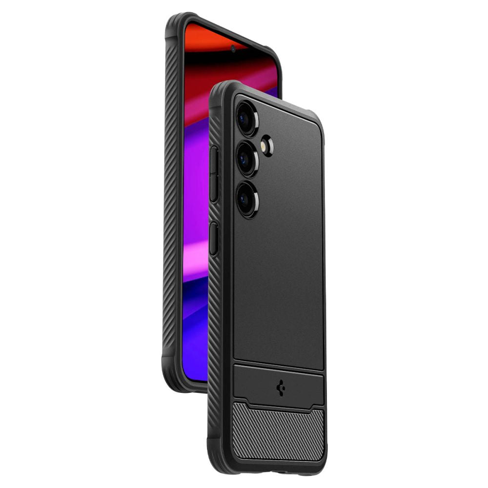 Θήκη για Samsung Galaxy S24 S921, Spigen, Rugged Armour, μαύρο ACS07346