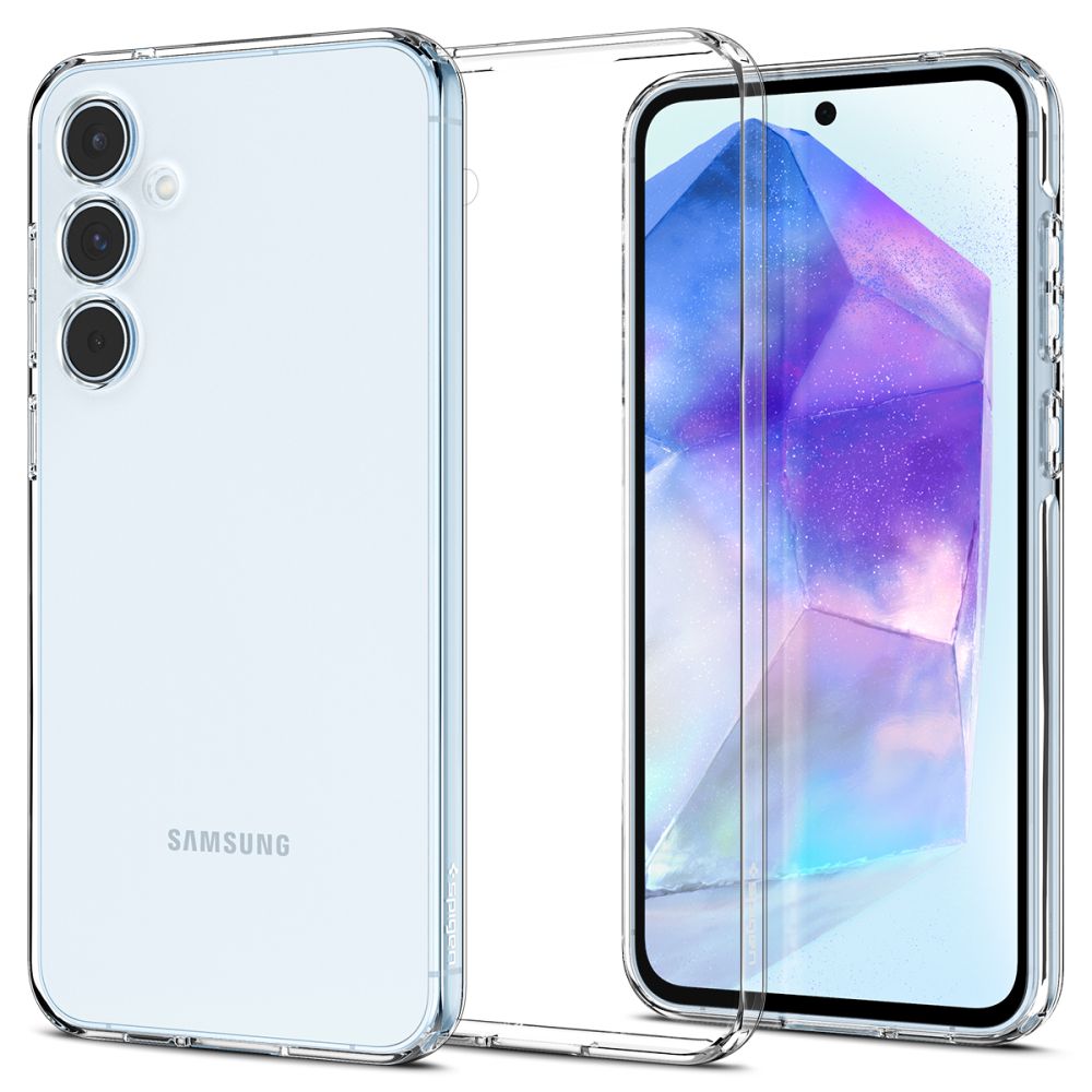 Θήκη για Samsung Galaxy A55 5G A556, Spigen, Liquid Crystal, Διαφανής ACS07537