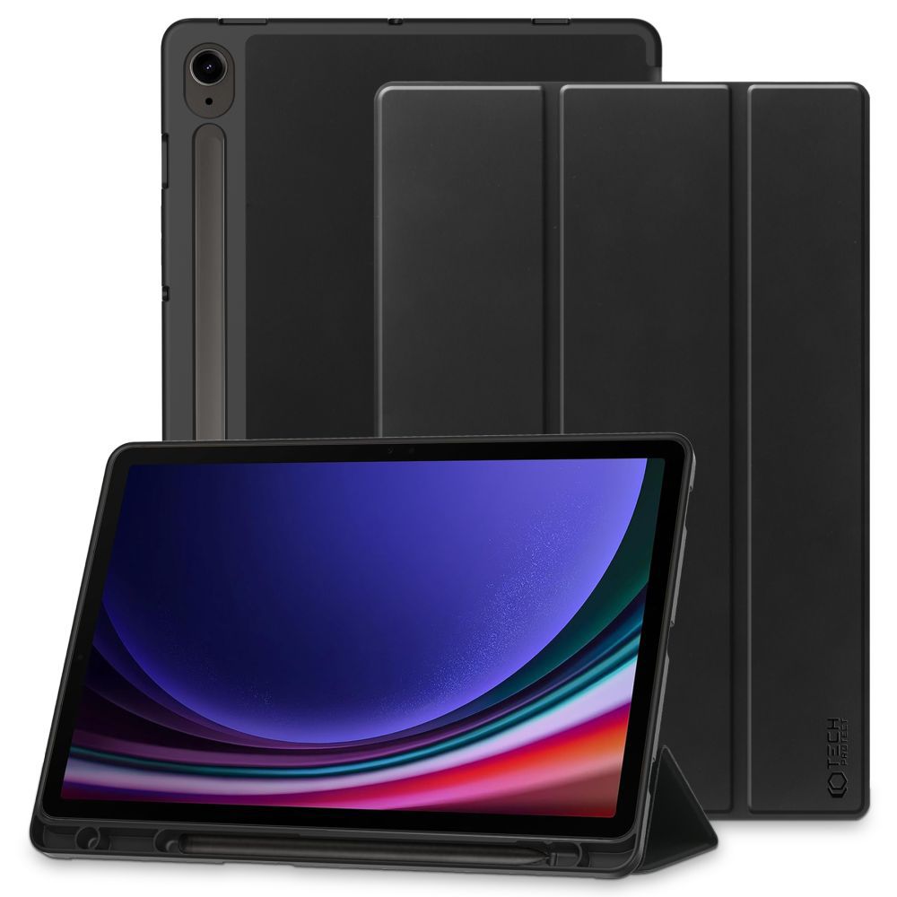 Θήκη για Samsung Galaxy Tab S10 Lite / S9 / S9 FE / Tab S10 FE, Tech-Protect, SC PEN, Μαύρη