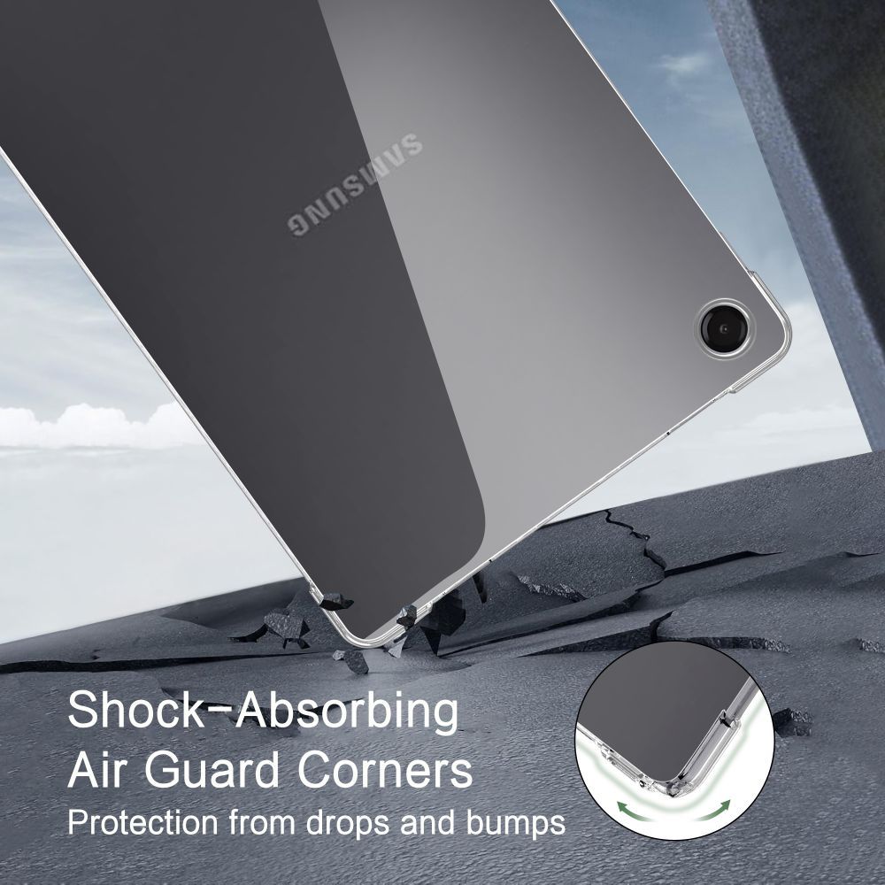 Θήκη για Samsung Galaxy Tab A11+ / Tab A9+, Tech-Protect, Flexair, Διάφανη