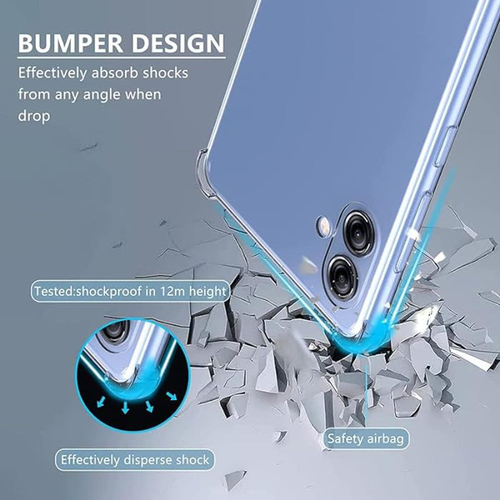 Θήκη για Samsung Galaxy A05 A055, Techsuit, Ανθεκτική σε Κρούσεις Διαφανής, Διάφανη