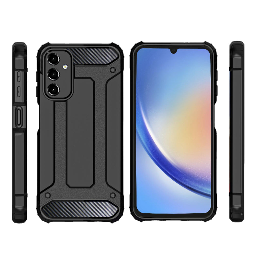 Θήκη για Samsung Galaxy A05s A057, Techsuit, Hybrid Armor, Μαύρη