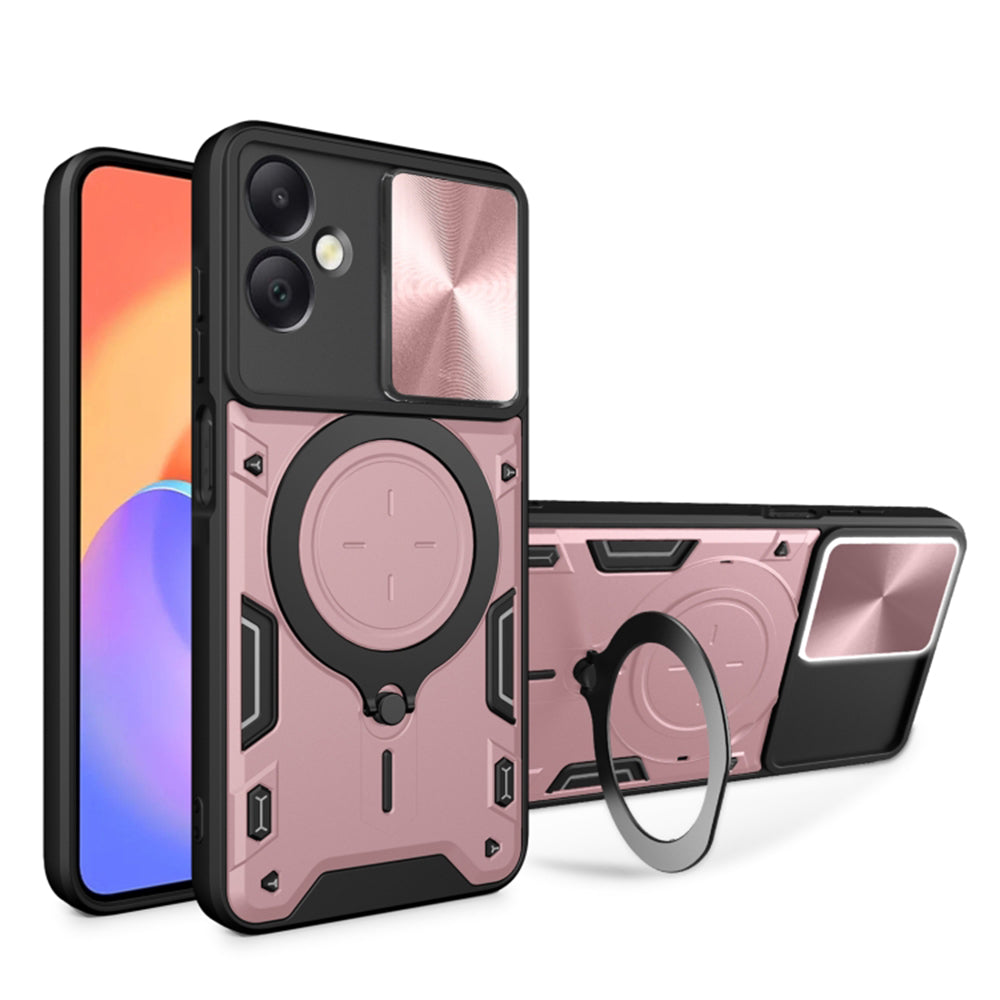 Θήκη για Samsung Galaxy A06 A065, Techsuit, CamGuard Pro, Ροζ Χρυσό