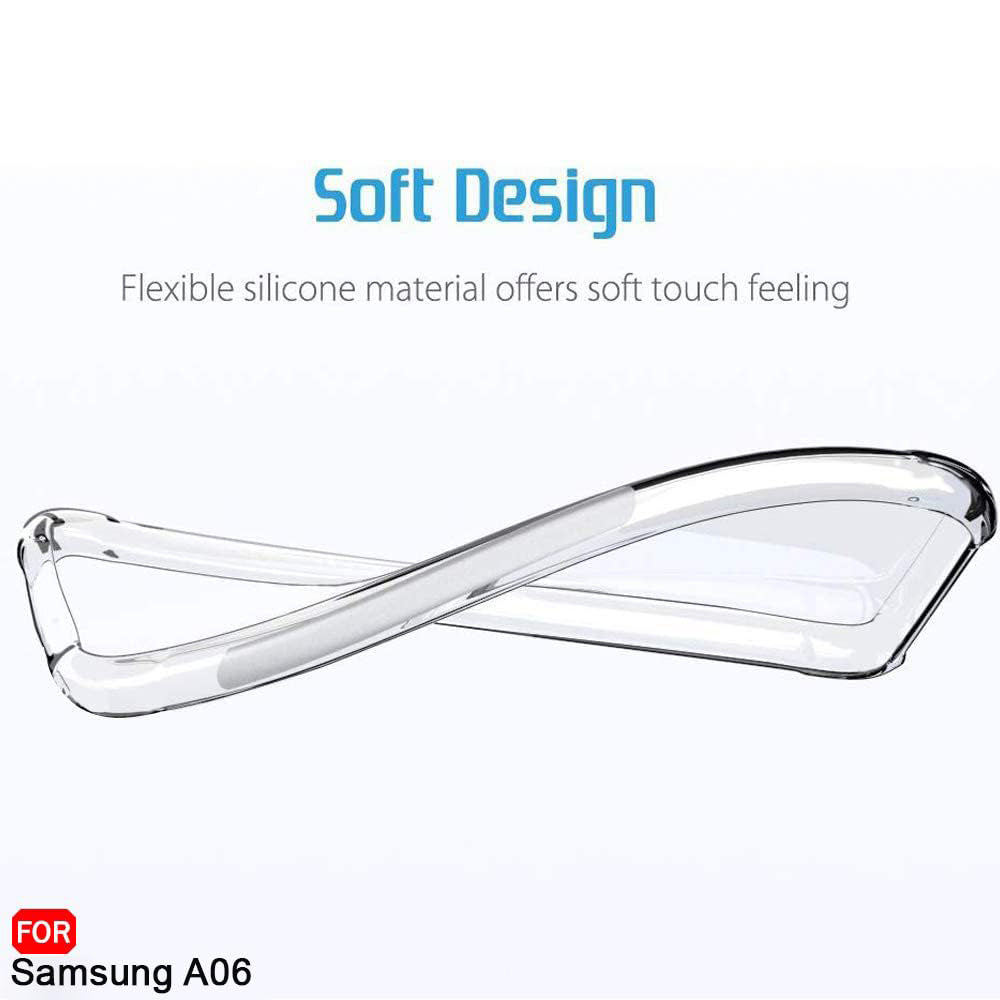 Θήκη για Samsung Galaxy A06 A065, Techsuit, Ανθεκτική σε Κρούσεις Διαφανής, Διάφανη