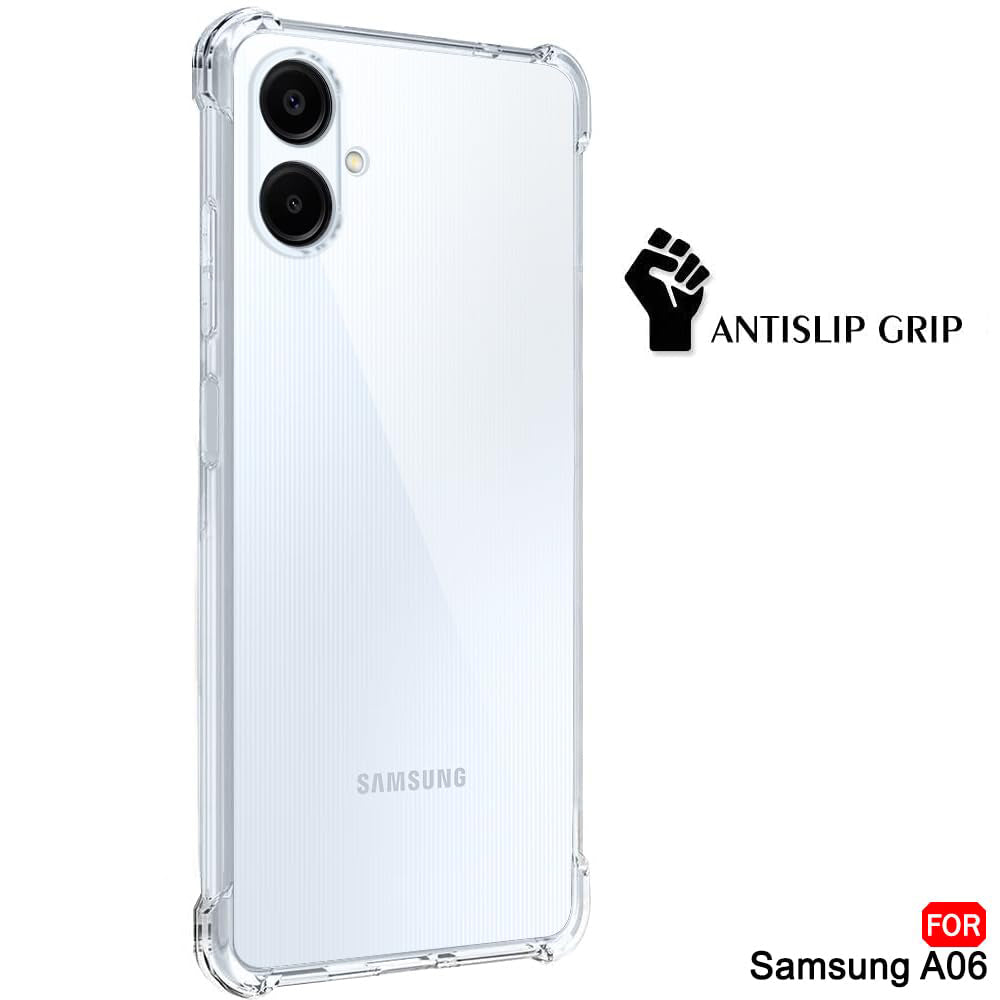 Θήκη για Samsung Galaxy A06 A065, Techsuit, Ανθεκτική σε Κρούσεις Διαφανής, Διάφανη