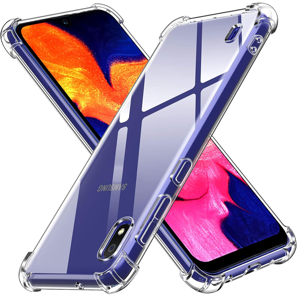 Θήκη για Samsung Galaxy A10 A105, Techsuit, Ανθεκτική σε Κρούσεις Διαφανής, Διάφανη