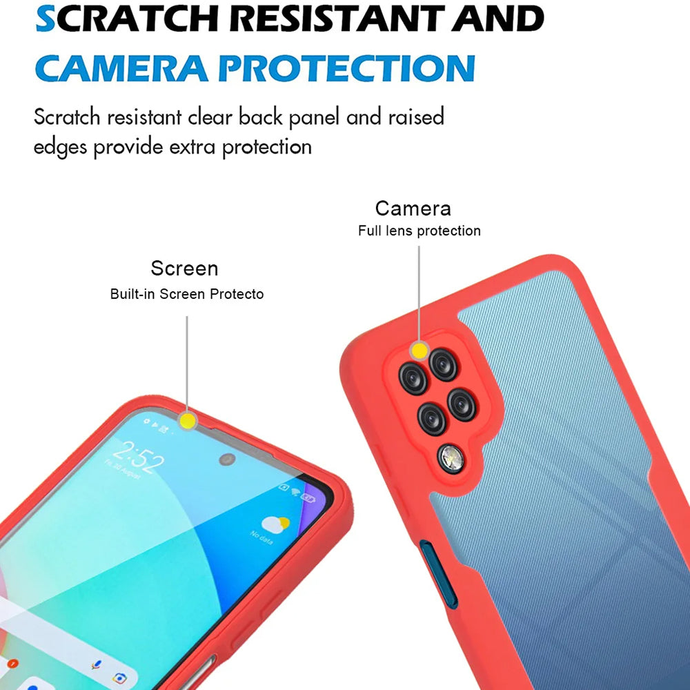 Θήκη για Samsung Galaxy A12 A125, Techsuit, ColorVerse 360, Μαύρο