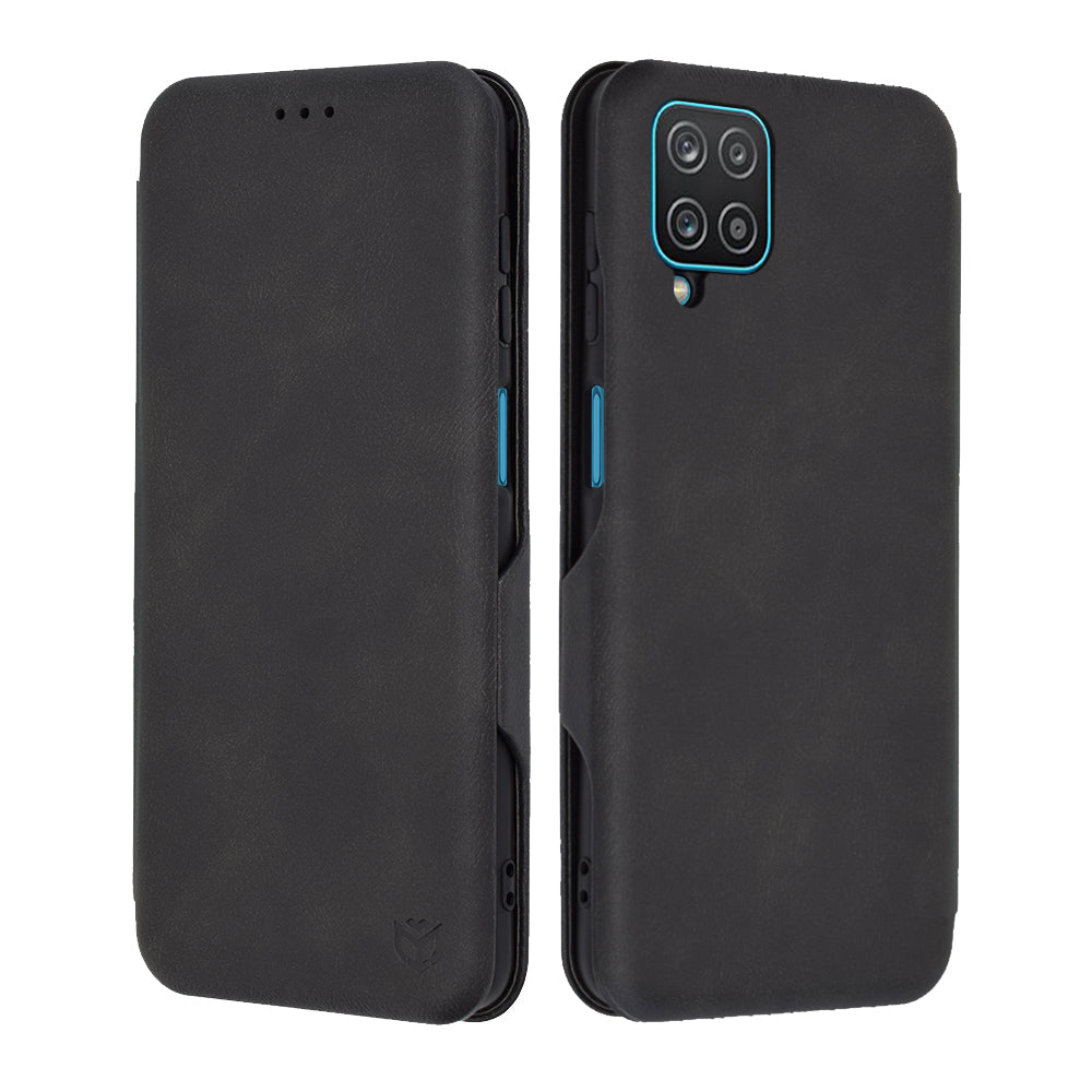 Θήκη για Samsung Galaxy A12 Nacho A127 / A12 A125, Techsuit, Safe Wallet Plus, Μαύρο