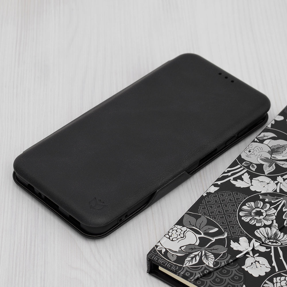 Θήκη για Samsung Galaxy A12 Nacho A127 / A12 A125, Techsuit, Safe Wallet Plus, Μαύρο