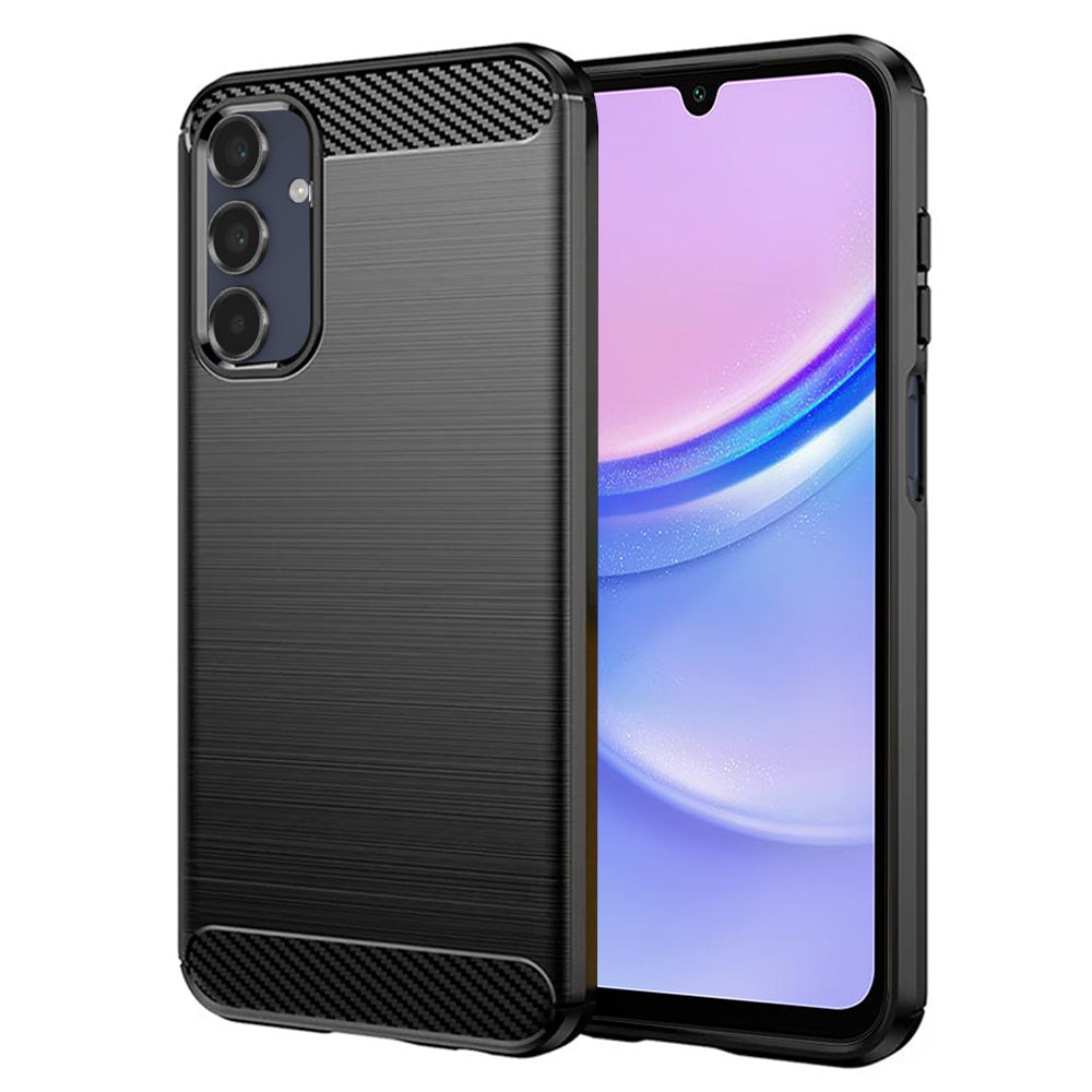 Θήκη για Samsung Galaxy A15 5G A156 / A15 A155, Techsuit, Carbon, Μαύρο